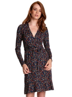 Vive Maria Amelie Flower Damen A-Linien-Kleid Schwarz Allover