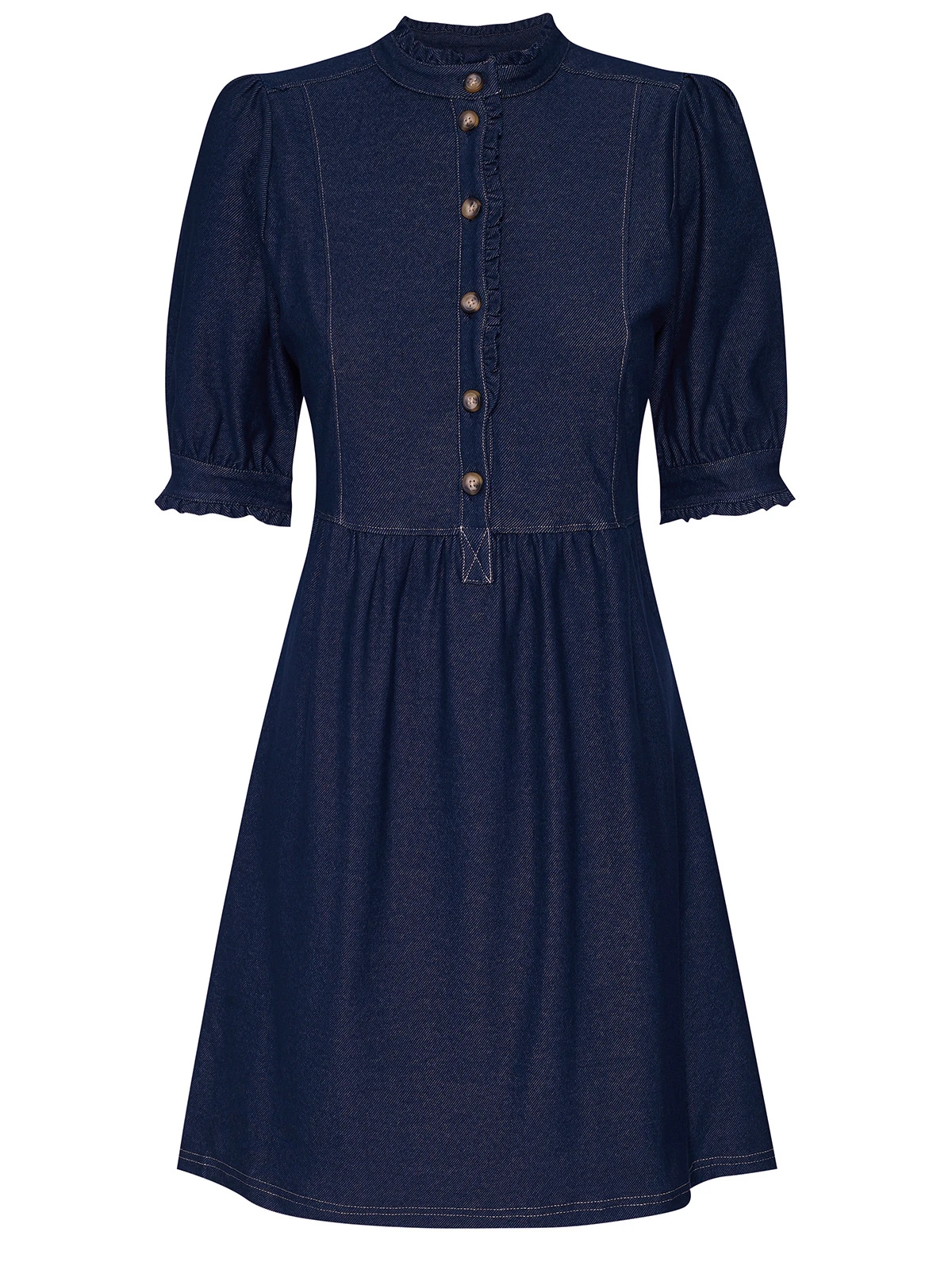 Vive Maria Arizona Denim Damen Blusenkleid Blau – Bild 2