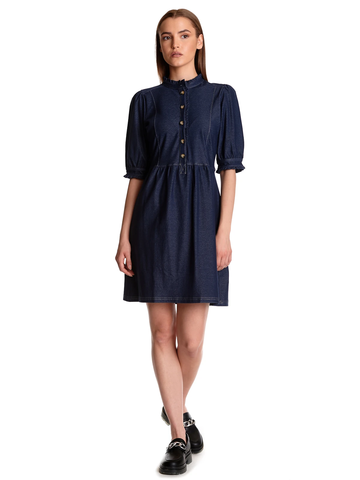 Vive Maria Arizona Denim Damen Blusenkleid Blau