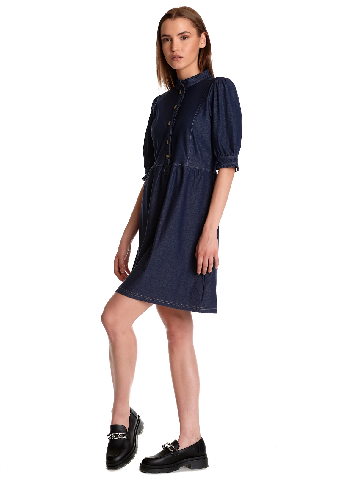 Vive Maria Arizona Denim Damen Blusenkleid Blau – Bild 4