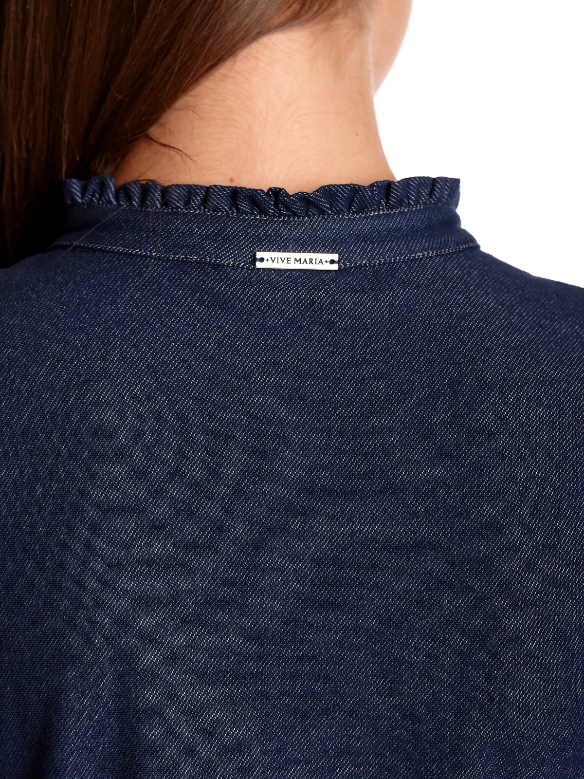 Vive Maria Arizona Denim Damen Blusenkleid Blau – Bild 6