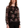 Vive Maria Barock Tulle Damen Shirtbluse Schwarz Allover