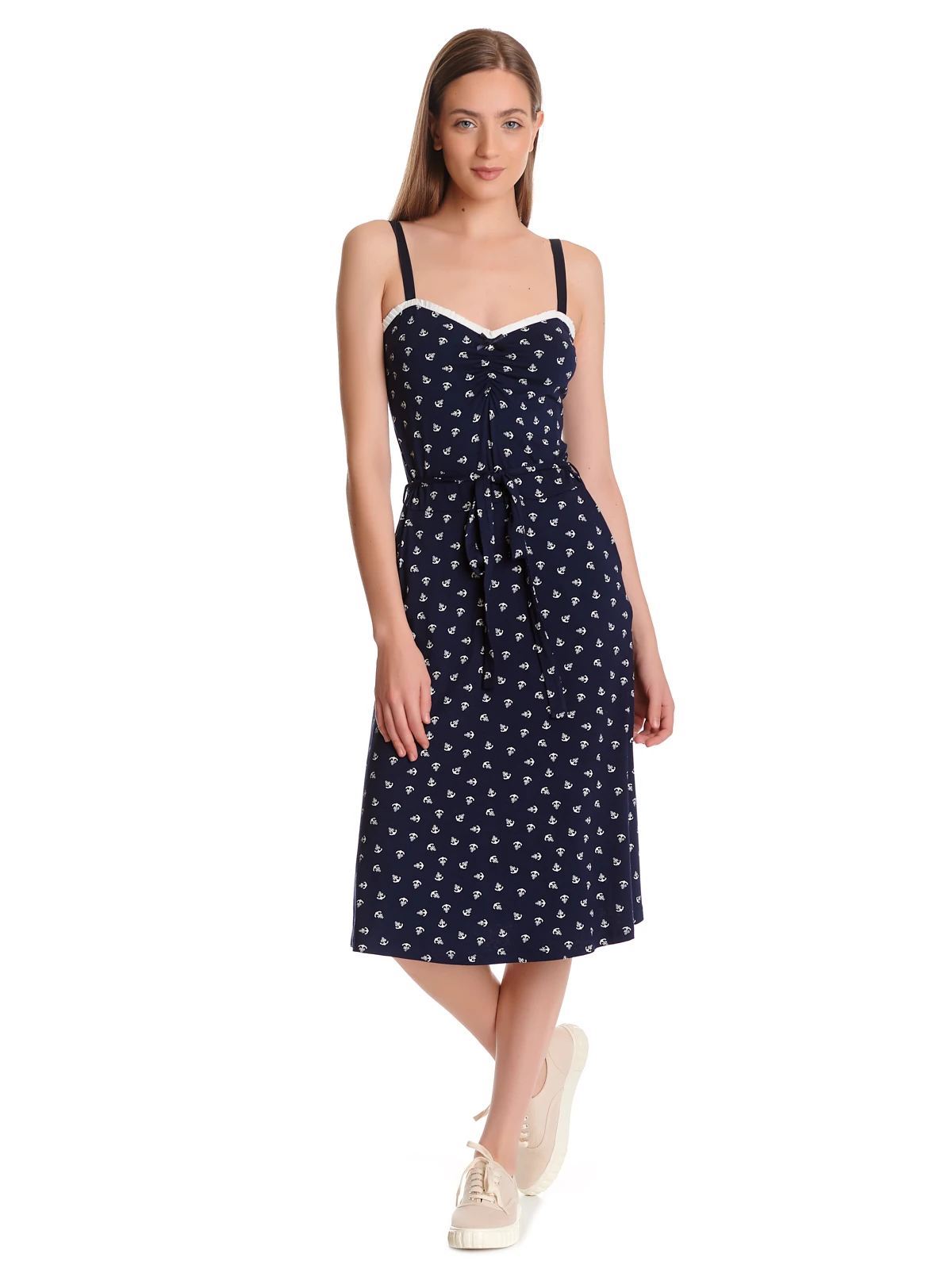 Vive Maria Belle Mer Damen Trägerkleid Blau Allover – Bild 2