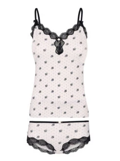 Vive Maria Bisou Douce Damen Wäscheset: Top Mit Panty Creme/allover