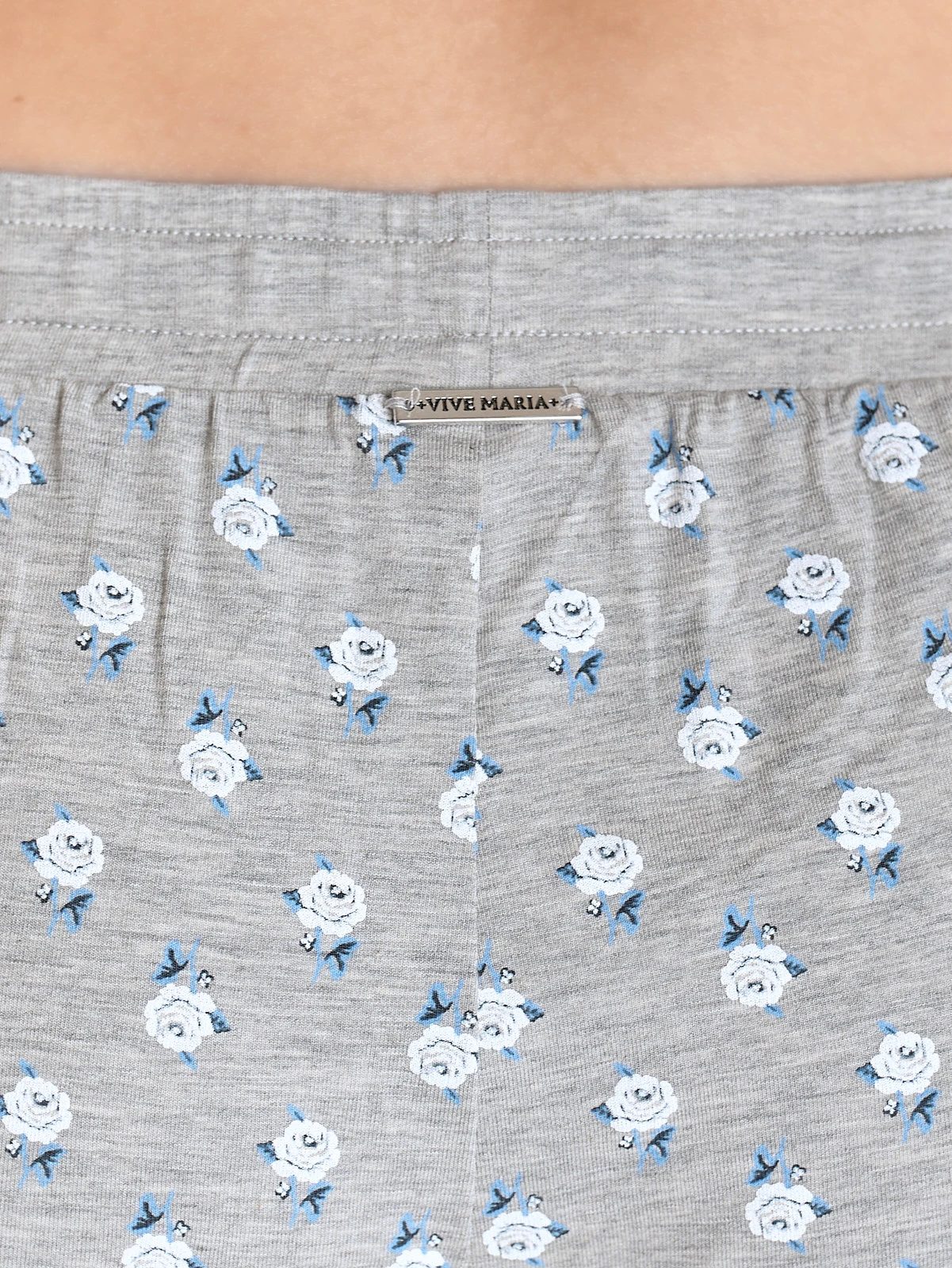 Vive Maria Blue Love Damen Pyjama Grau Meliert Allover – Bild 7