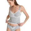 Vive Maria Blue Love Damen Wäscheset: Top Mit Slip Grau Meliert Allover