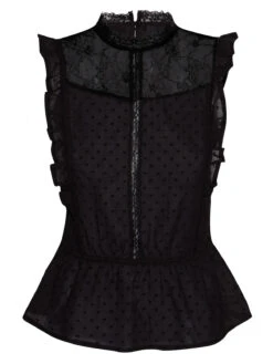 Vive Maria Boho Black Lace Damen Spitzentop Schwarz