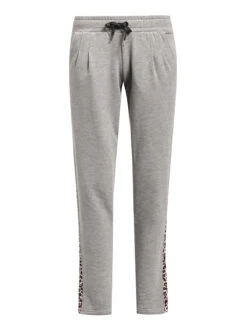 Vive Maria Cosy Leo Damen Sweathose Grau Meliert/leo Allover