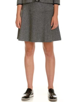 Vive Maria Cottage Girl Damen A-Linien-Rock Grau Meliert