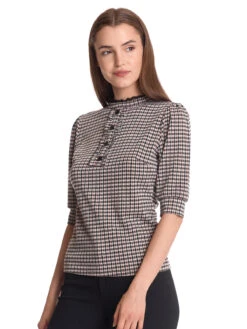 Vive Maria Dandy Day Damen Rundhalsshirt Creme/allover