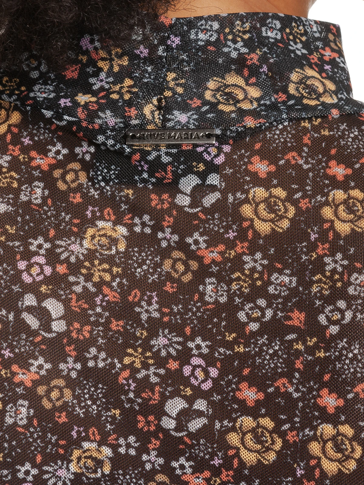 Vive Maria Ending Summer Tulle Damen Langarmshirt Schwarz Allover - Image 5