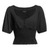 Vive Maria Fiesta Damen V-Shirt Schwarz
