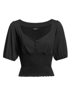 Vive Maria Fiesta Damen V-Shirt Schwarz