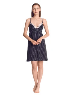 Vive Maria French Dandy Damen Negligée Schwarz Allover