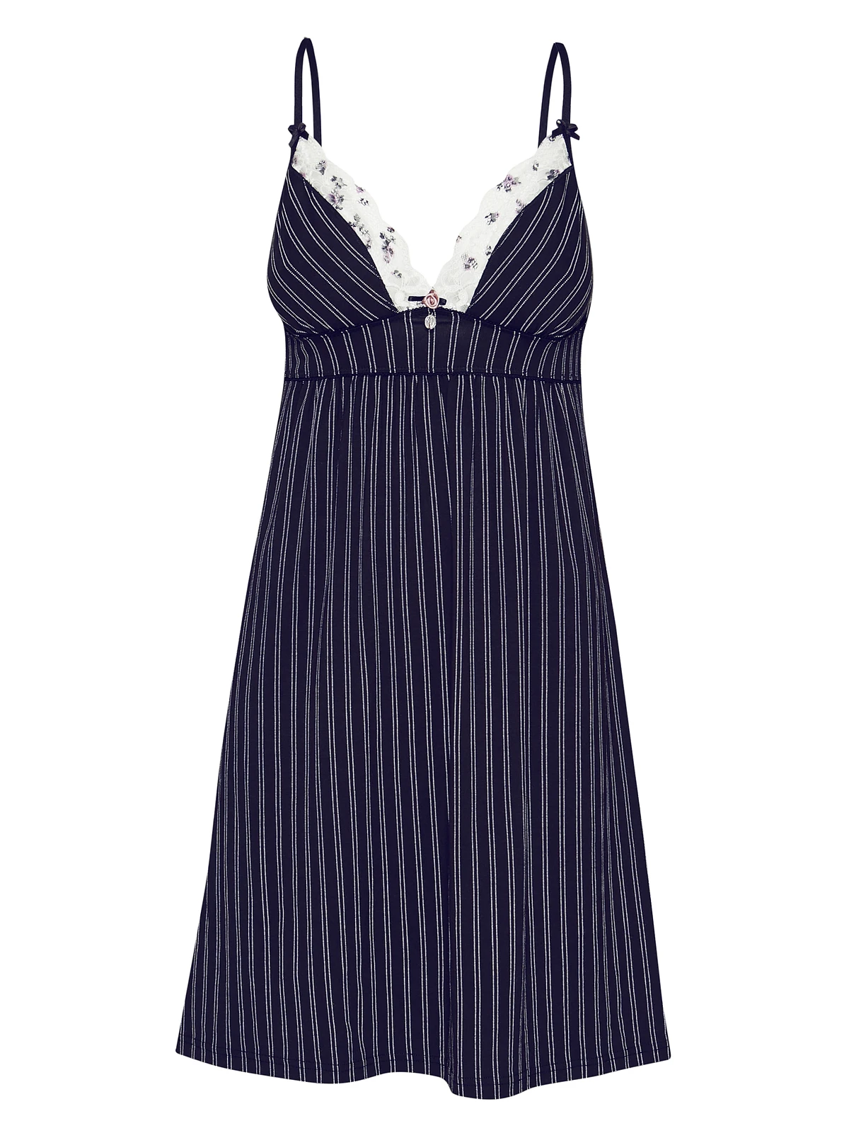 Vive Maria French Dandy Damen Negligée Schwarz Allover – Bild 2