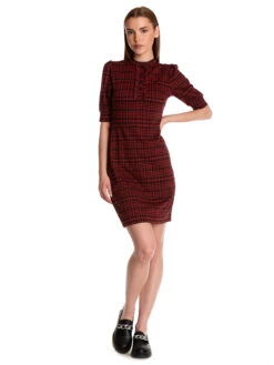 Vive Maria Gambling Club Damen Jerseykleid Rot Allover