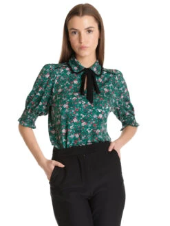 Vive Maria Garden Of Eden Damen Shirtbluse Grün Allover