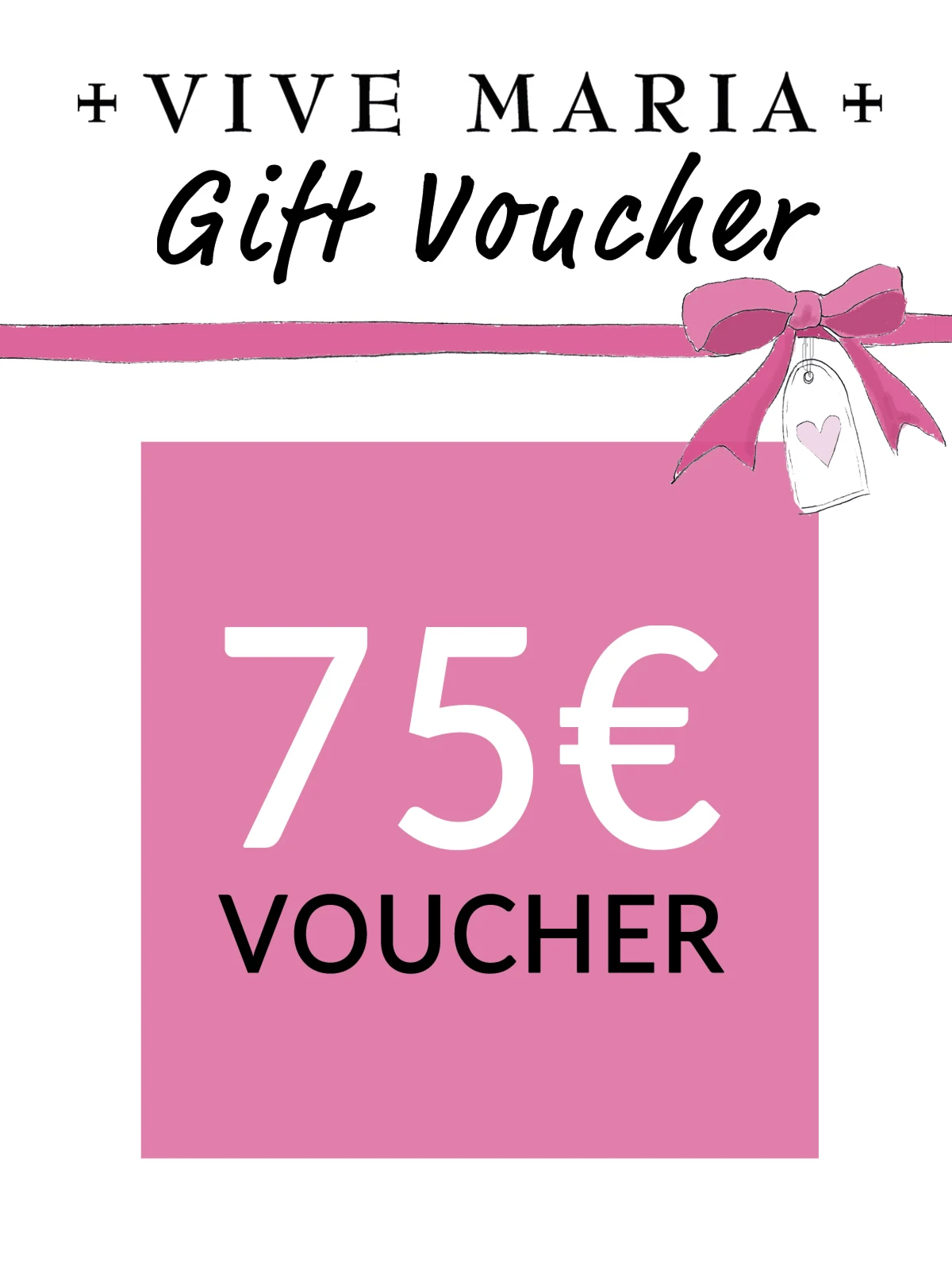 Vive Maria Geschenkgutschein 75 EUR Englisch