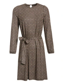 Vive Maria Golden Love Damen A-Linien-Kleid Schwarz Allover