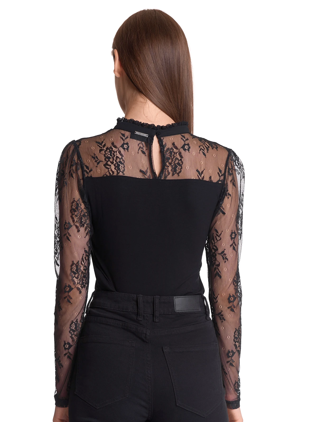 Vive Maria Gothic Love Damen Spitzenshirt Schwarz – Bild 4