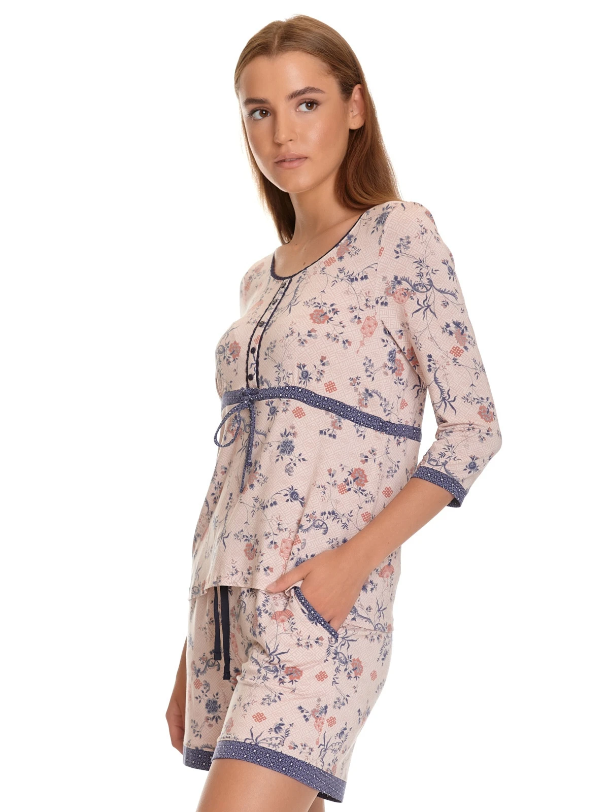 Vive Maria Hanoi Girl Damen Pyjama Rosa Allover – Bild 4