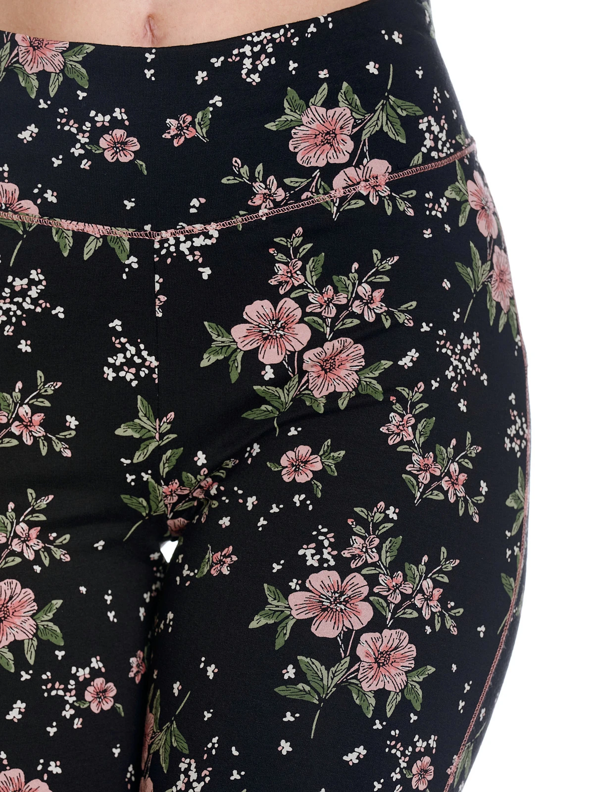 Vive Maria Hibiscus Love Damen Leggings Schwarz Allover – Bild 6