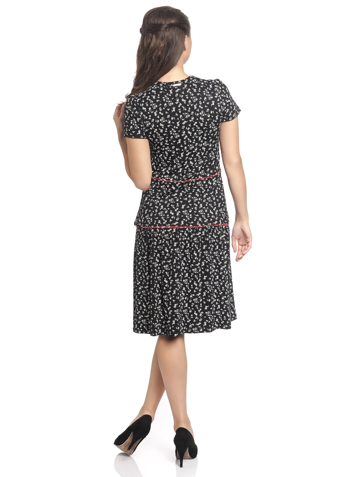 Vive Maria Holiday Dream Damen Jerseykleid Schwarz Allover – Bild 6