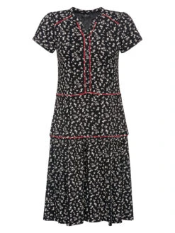 Vive Maria Holiday Dream Damen Jerseykleid Schwarz Allover