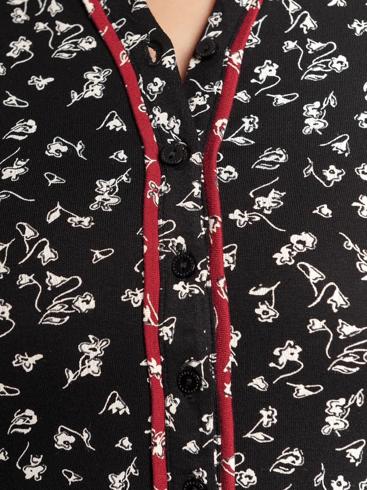 Vive Maria Holiday Dream Damen Jerseykleid Schwarz Allover – Bild 10