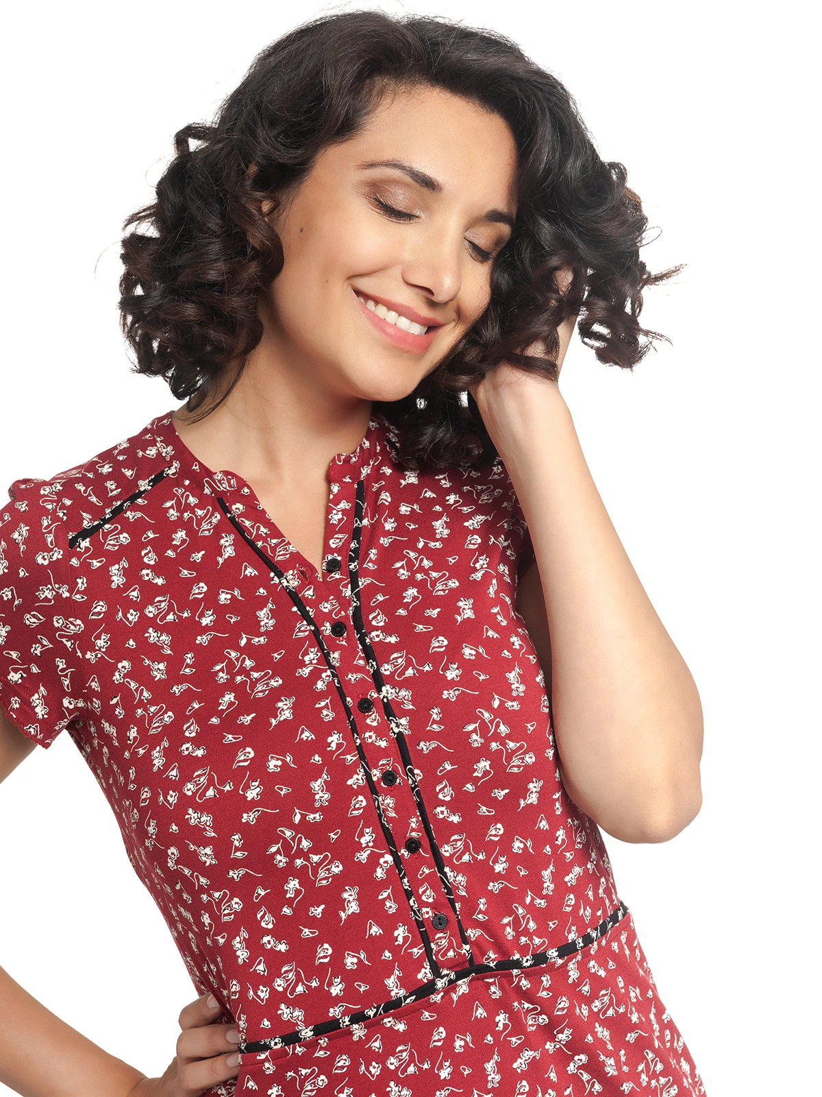 Vive Maria Holiday Dream Dress Red Allover – Bild 5