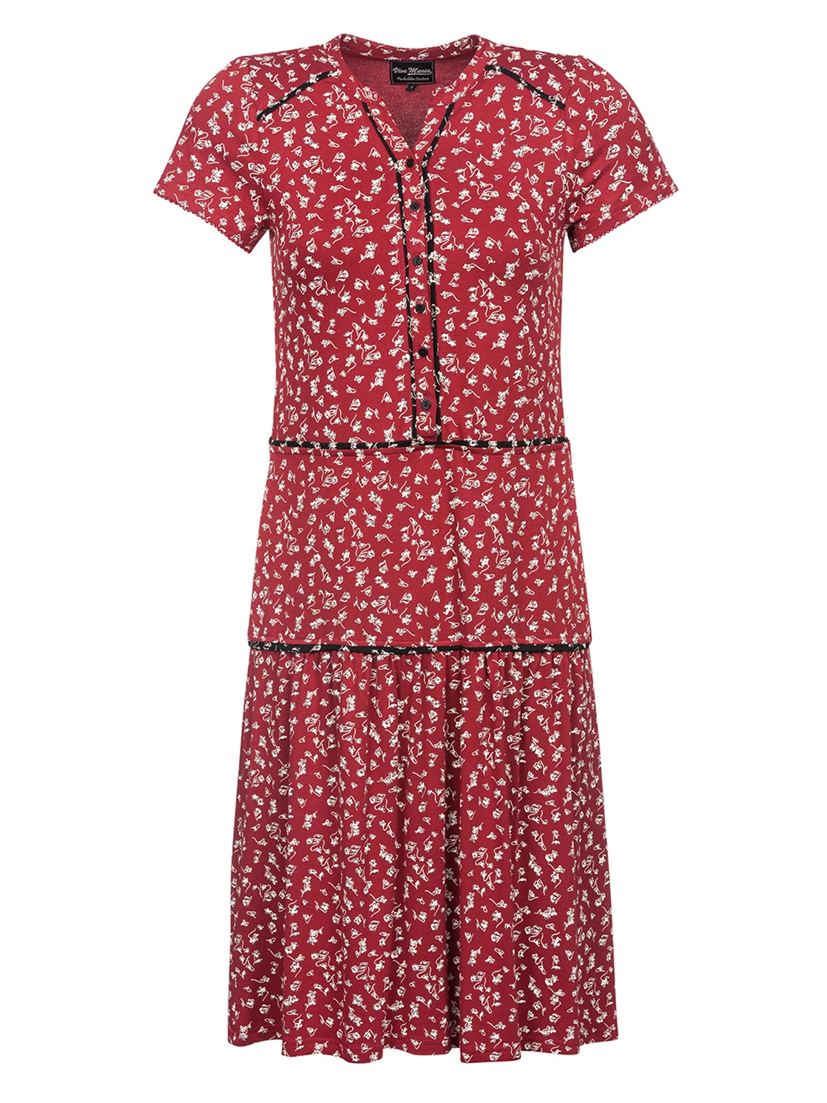 Vive Maria Holiday Dream Dress Red Allover