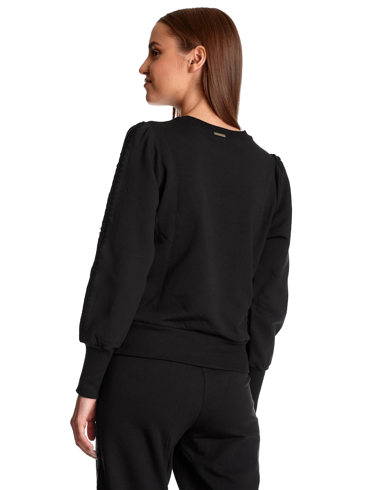 Vive Maria Holy Heart Damen Sweatshirt Schwarz - Image 3