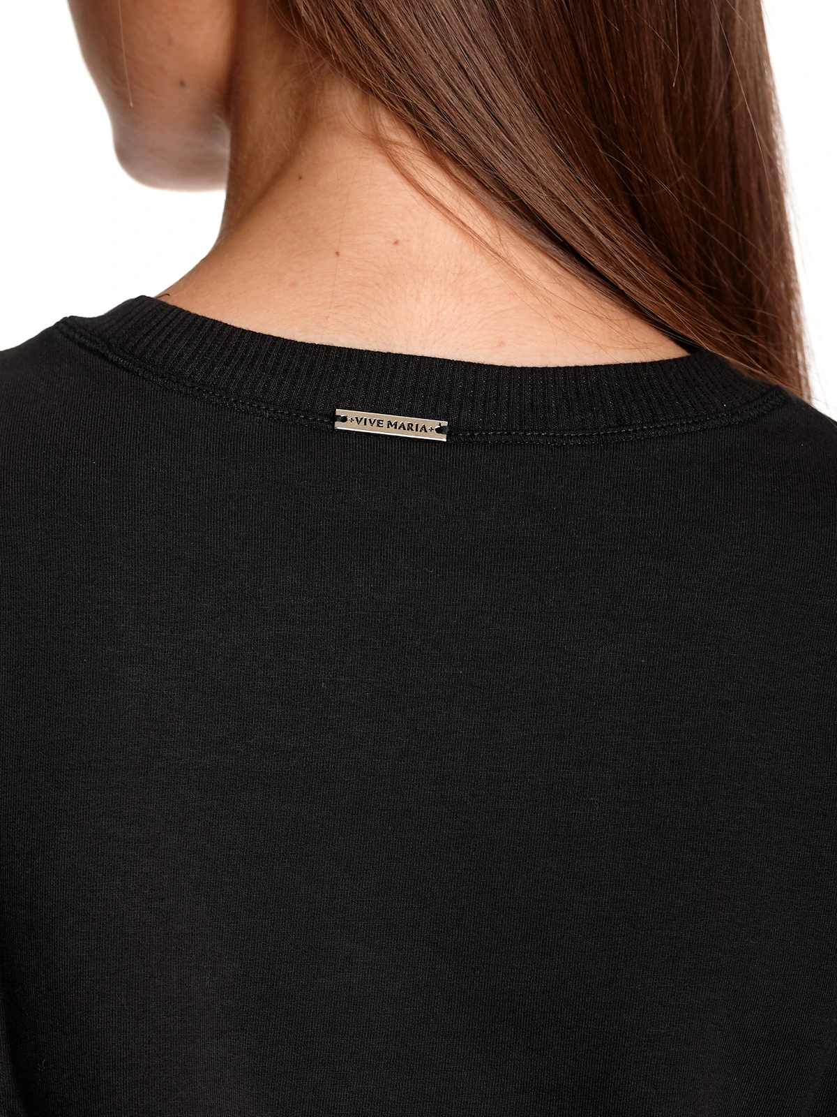 Vive Maria Holy Heart Damen Sweatshirt Schwarz - Image 6