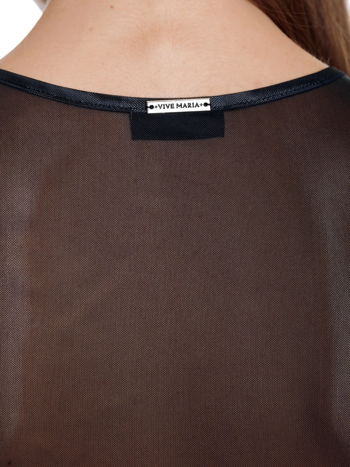 Vive Maria Holy Maria Tulle Shirt Damen T-Shirt Schwarz - Image 3