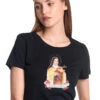 Vive Maria Holy Therese Damen T-Shirt Schwarz