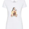 Vive Maria Holy Therese Damen T-Shirt Weiss
