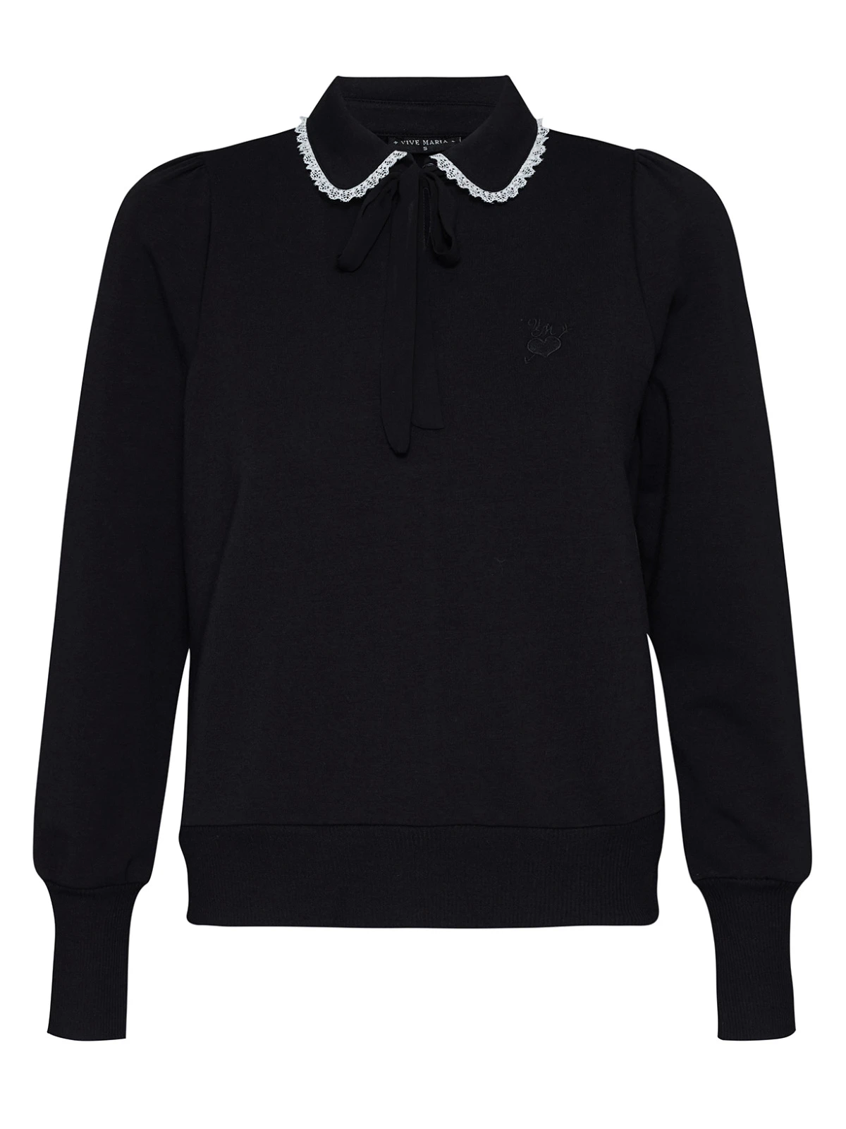 Vive Maria Holy Winter Damen Sweatshirt Schwarz – Bild 2