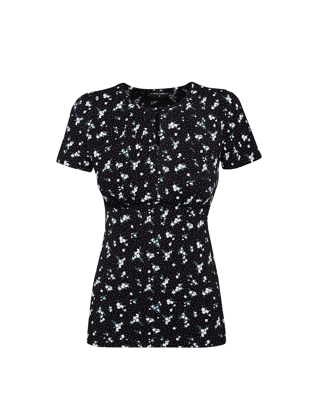 Vive Maria Ma Valérie Damen T-Shirt Schwarz Allover – Bild 3