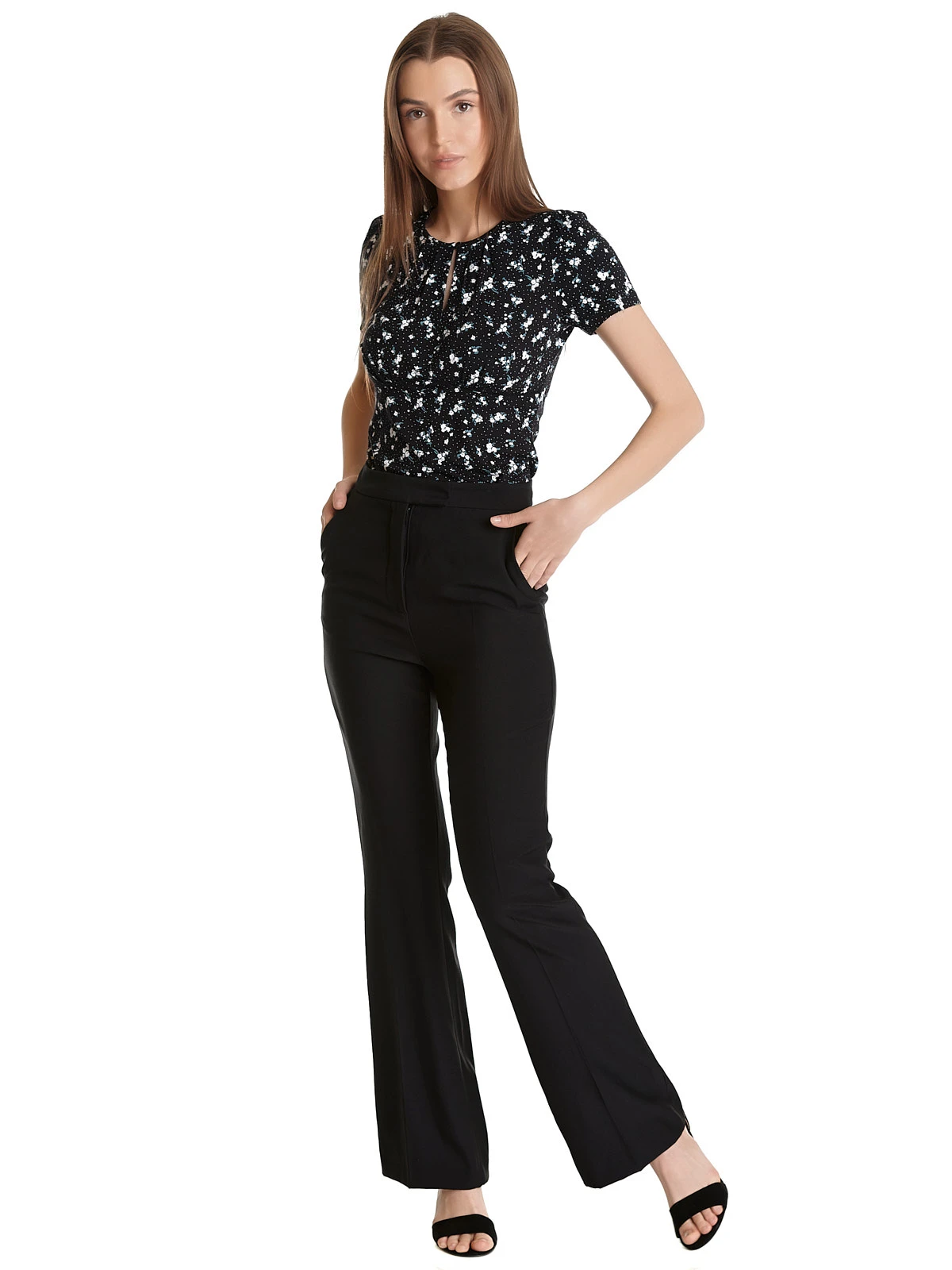 Vive Maria Ma Valérie Damen T-Shirt Schwarz Allover – Bild 7