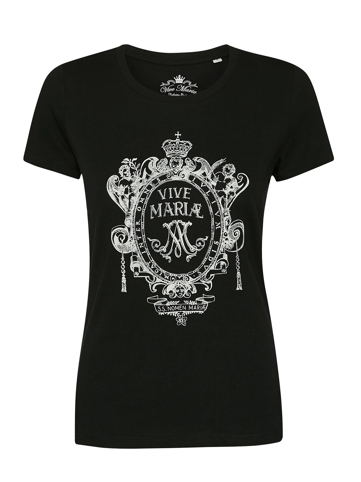 Vive Maria Maria's Baroque Damen T-Shirt Schwarz - Image 3