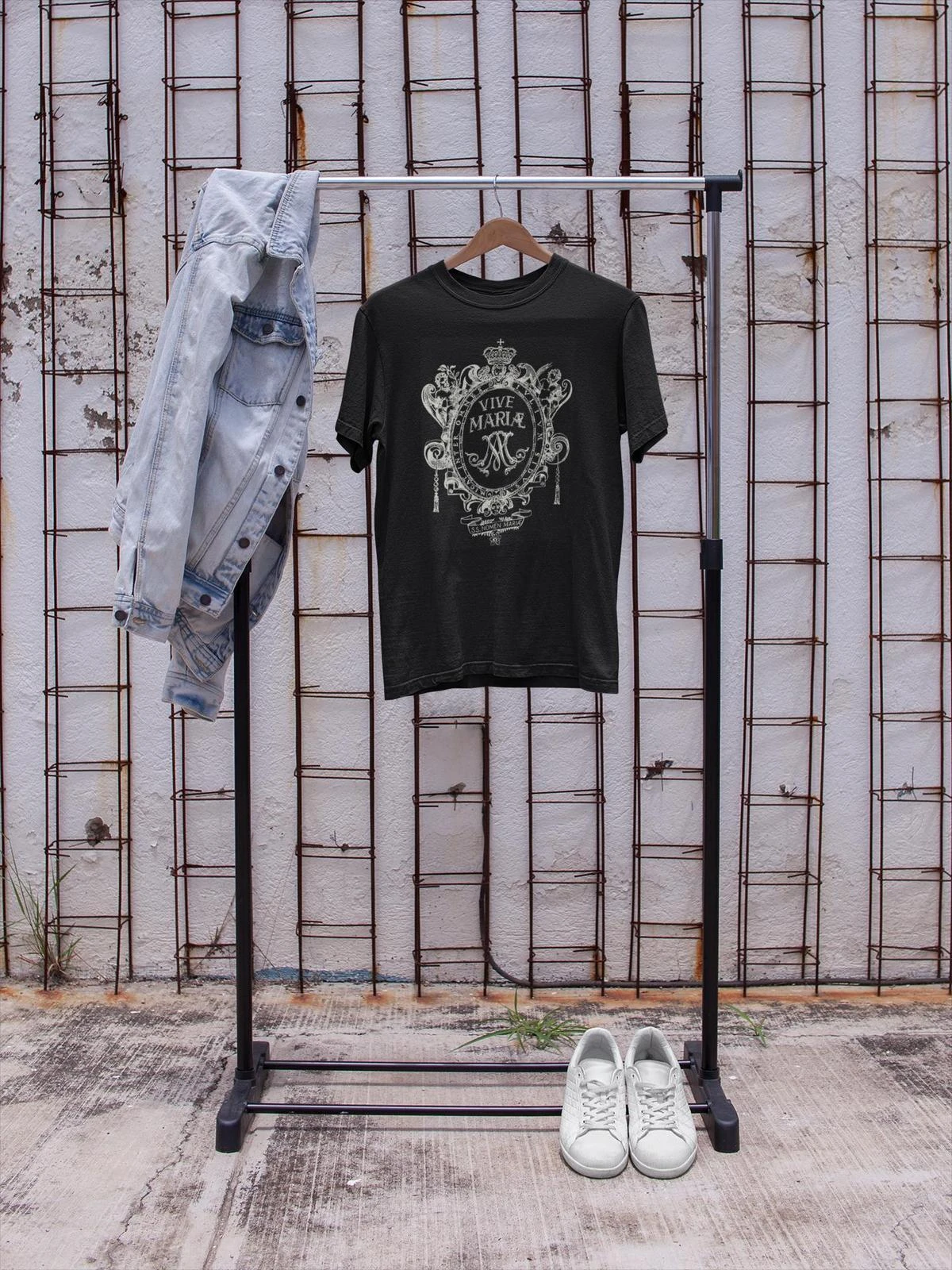 Vive Maria Maria's Baroque Damen T-Shirt Schwarz - Image 10