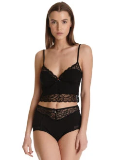 Vive Maria Marias High Waist Damen Wäscheset: Top Mit Panty Schwarz