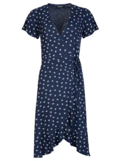 Vive Maria Mer D'Été Damen Wickelkleid Blau Allover