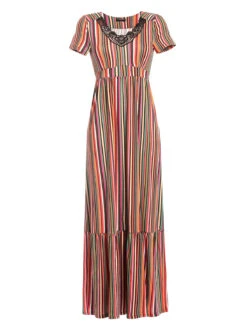 Vive Maria Mexico Summer Damen Volantkleid Mehrfarbig