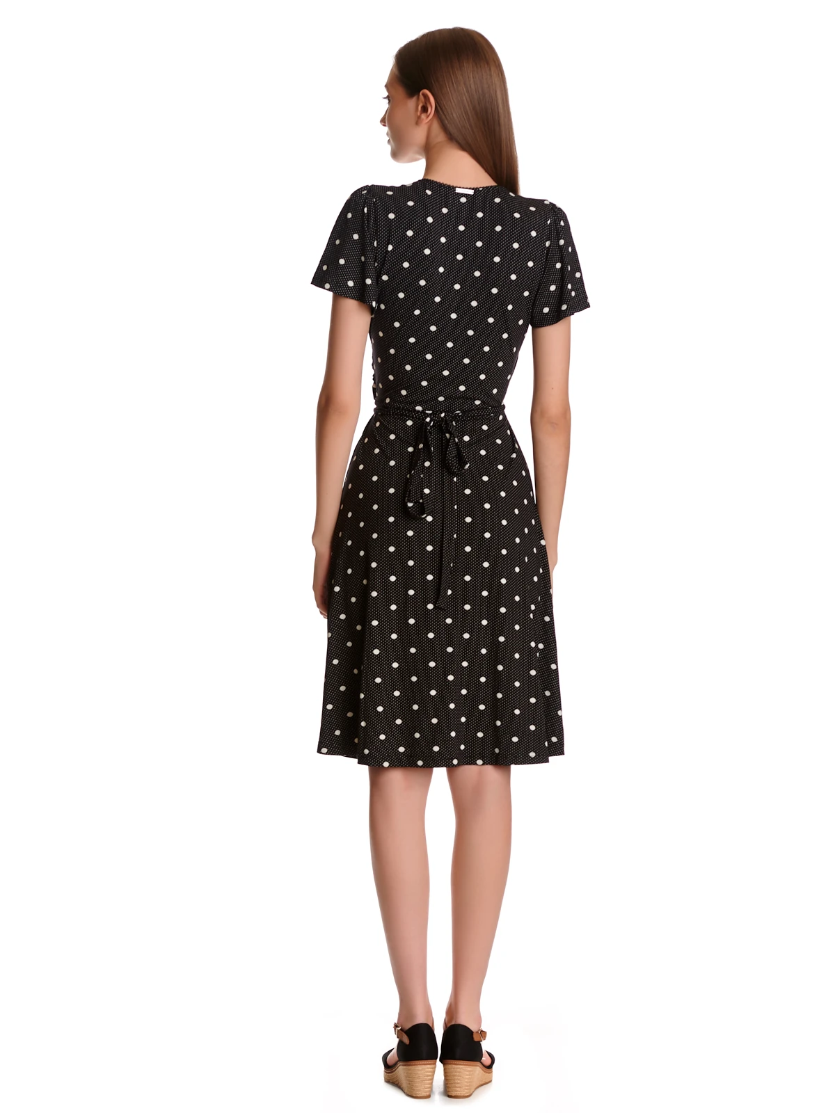 Vive Maria Mia Maria Damen Wickelkleid Schwarz Allover – Bild 3