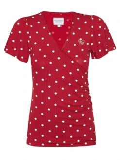 Vive Maria Mia Maria Damen Wickelshirt Rot Allover