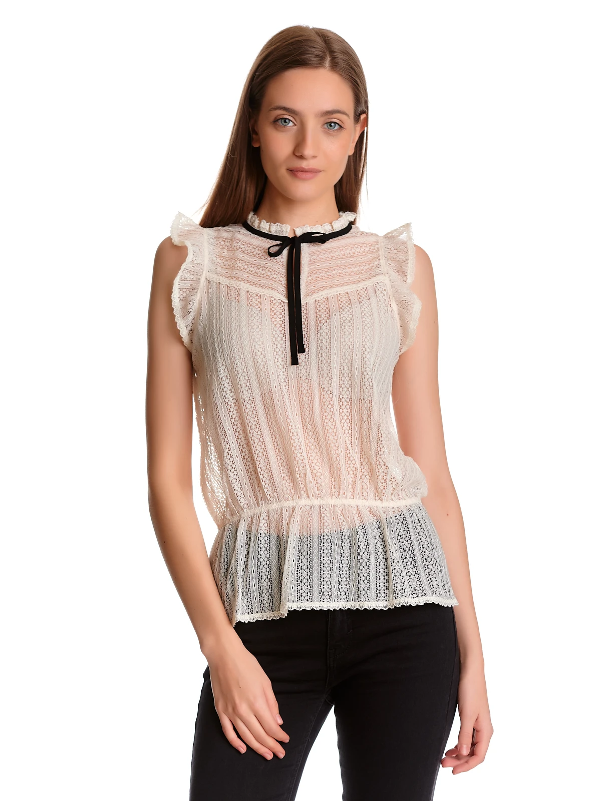 Vive Maria My Colette Damen Spitzentop Creme – Bild 2