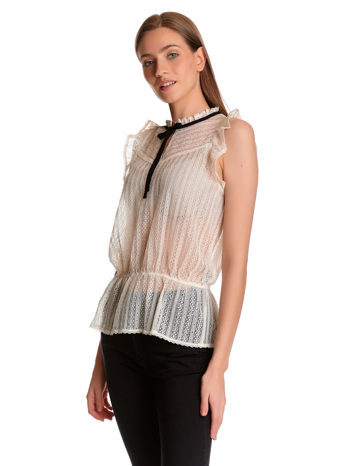 Vive Maria My Colette Damen Spitzentop Creme – Bild 4