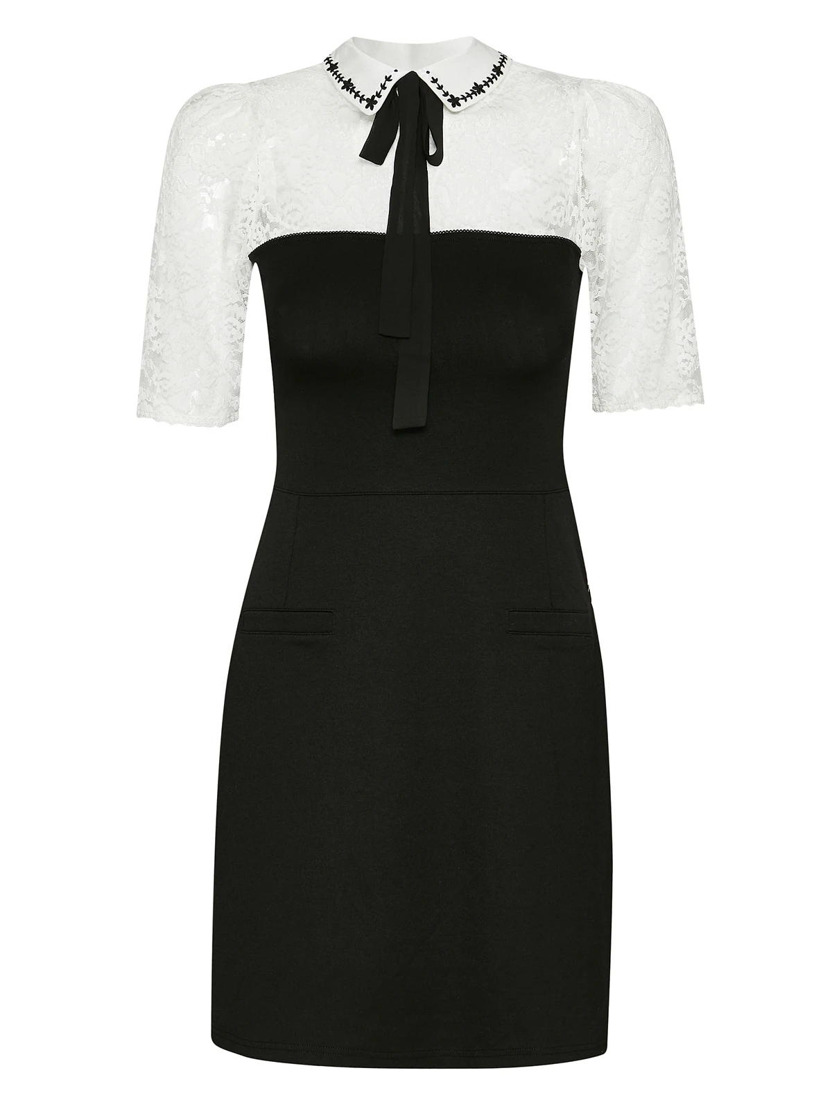 Vive Maria My Melody Damen Blusenkleid Creme/schwarz – Bild 2