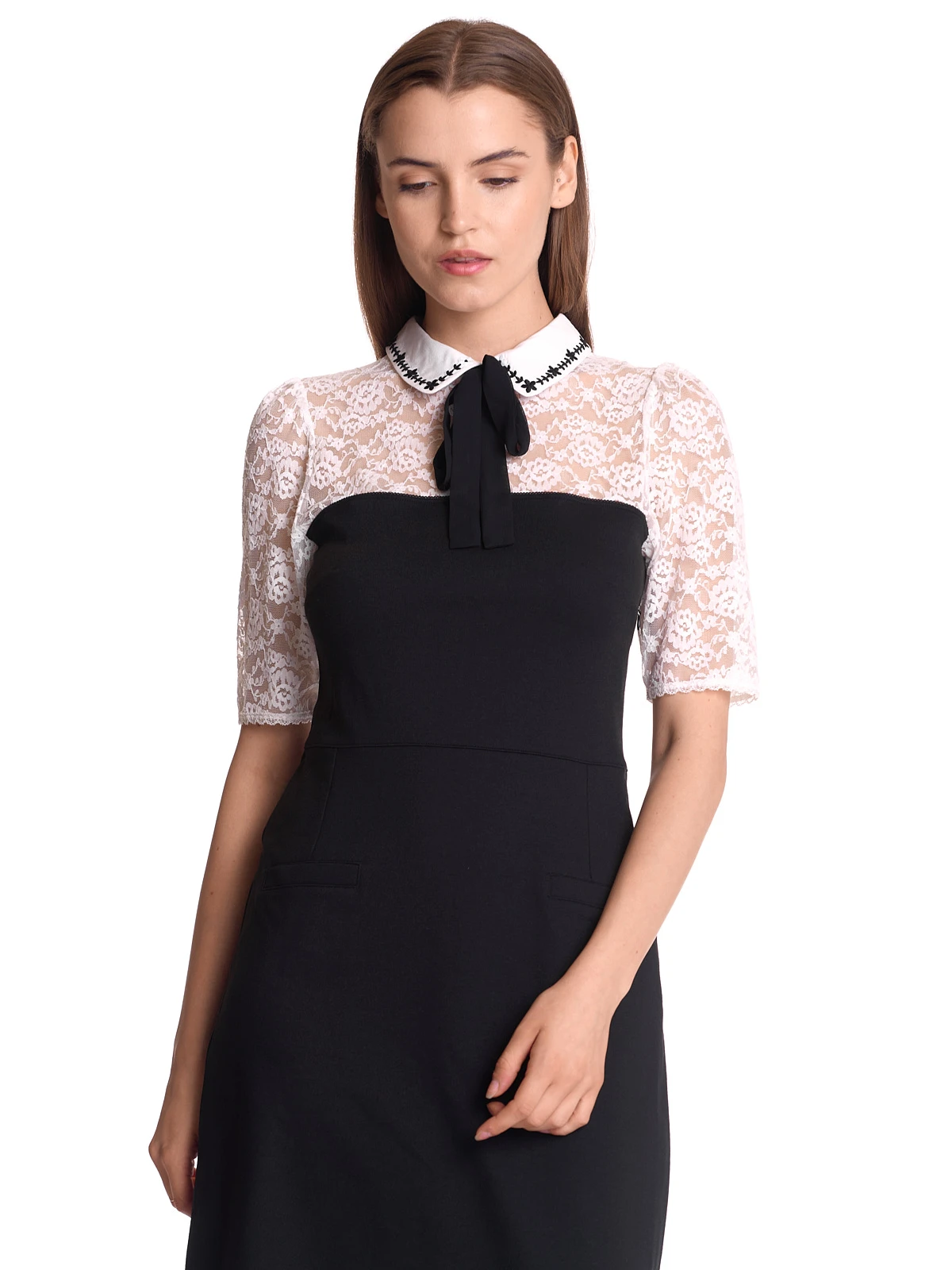 Vive Maria My Melody Damen Blusenkleid Creme/schwarz – Bild 5